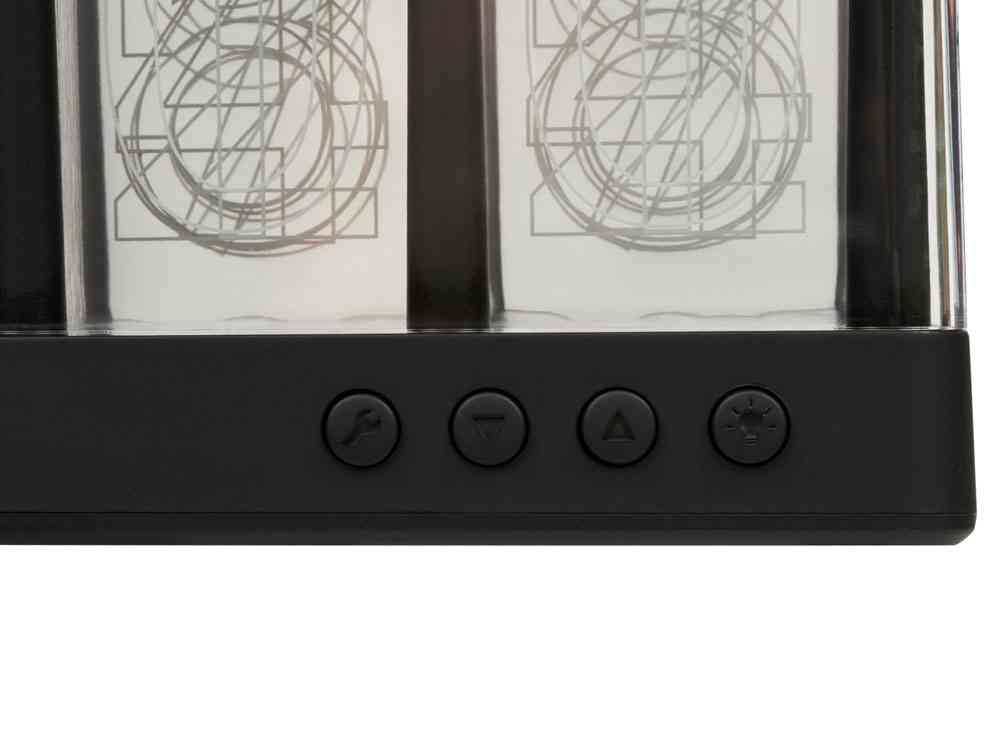 Часы с LED-подсветкой и беспроводной зарядкой Cyber, 10 Вт - 10