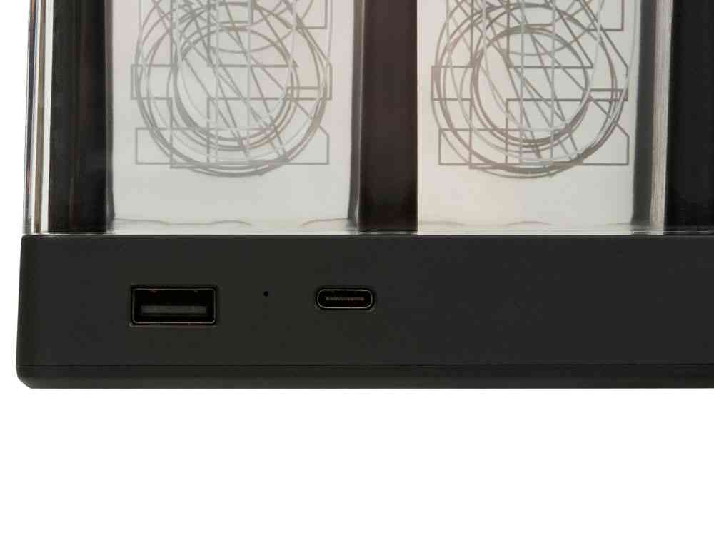 Часы с LED-подсветкой и беспроводной зарядкой Cyber, 10 Вт - 9