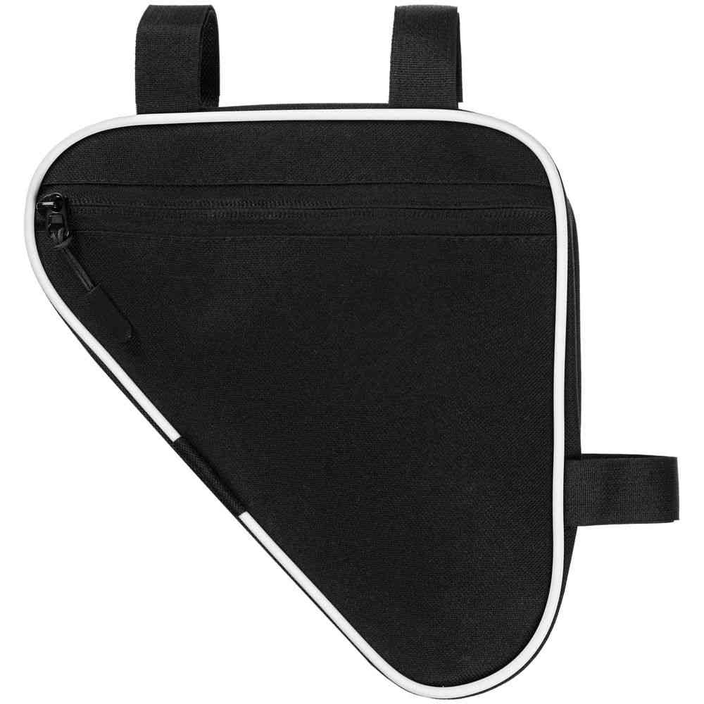 Велосумка на раму BikeLine Mini, черная с белым - 2