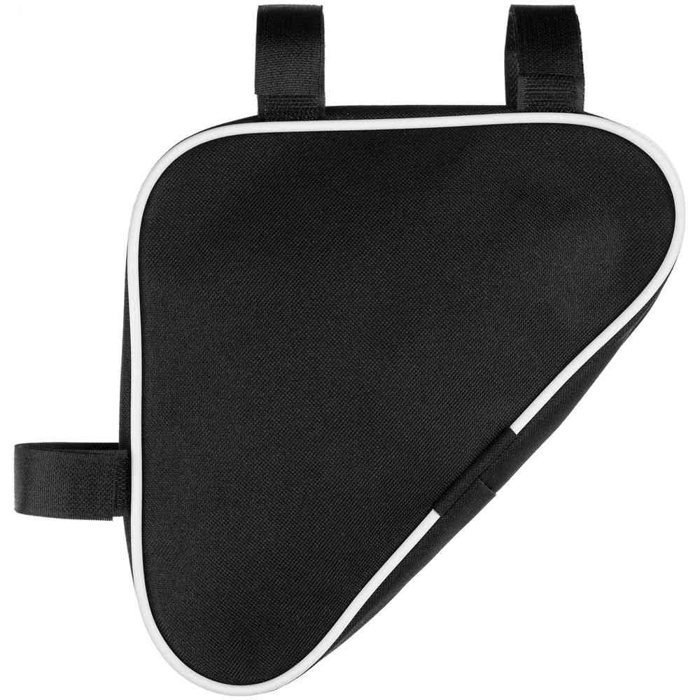 Велосумка на раму BikeLine Mini, черная с белым - 3