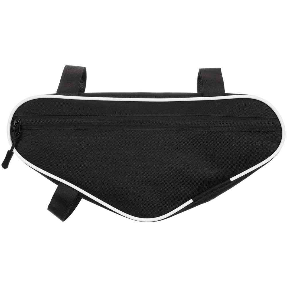 Велосумка на раму BikeLine, черная с белым - 2