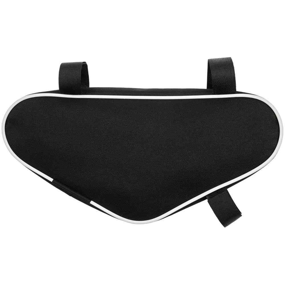 Велосумка на раму BikeLine, черная с белым - 3