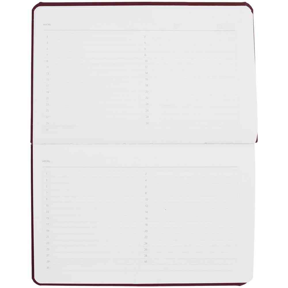 Еженедельник Urban, недатированный, бордовый - 7