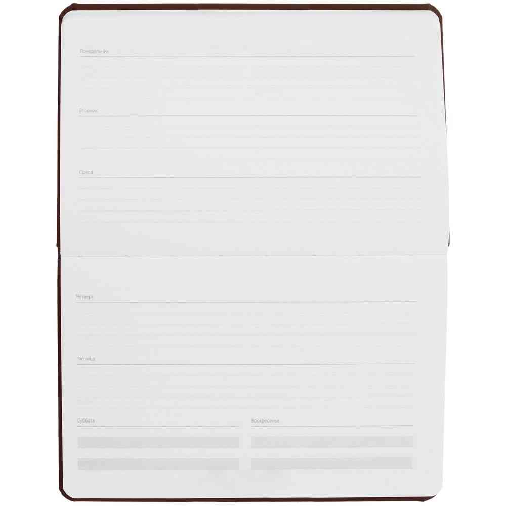 Еженедельник Urban, недатированный, коричневый - 6