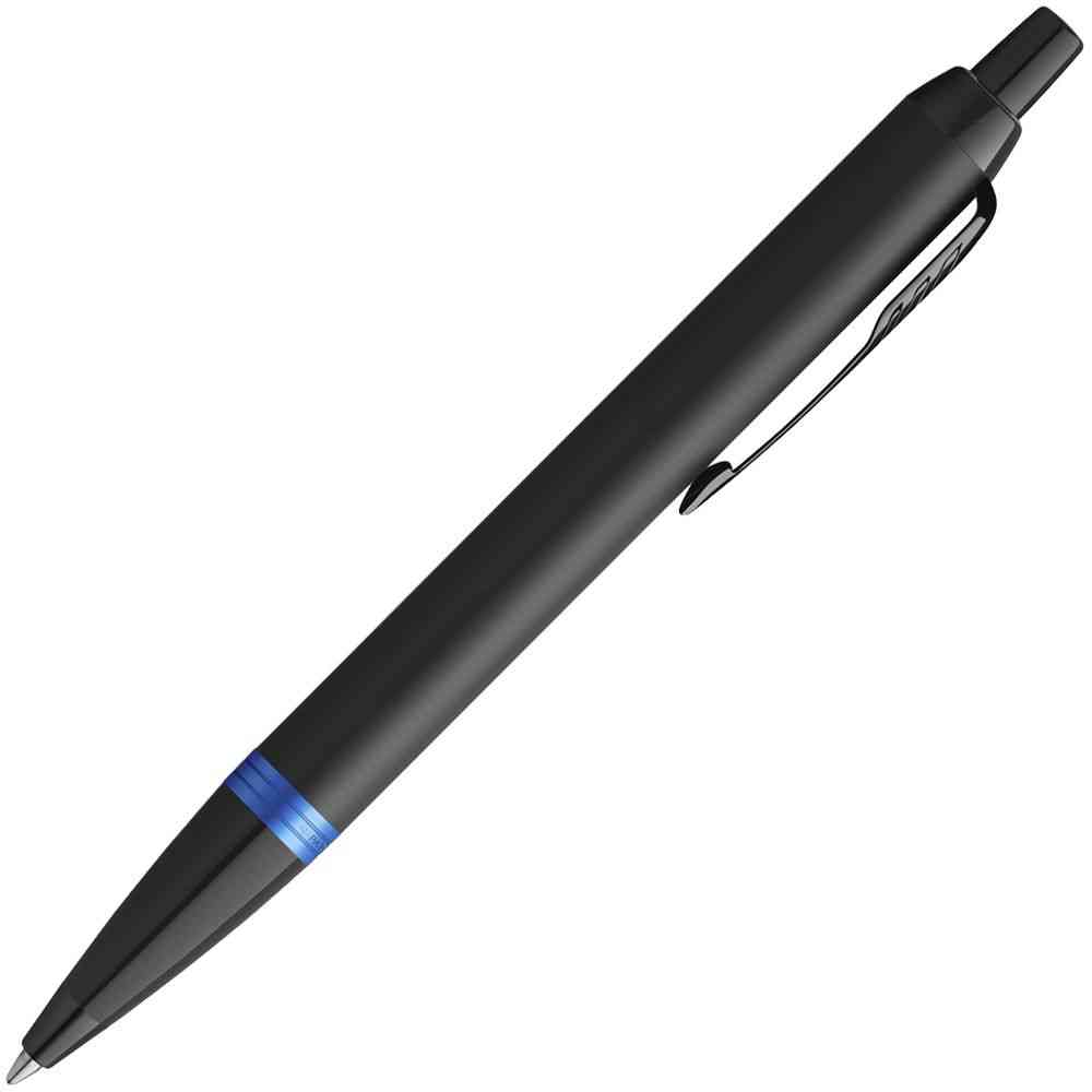 Ручка шариковая Parker IM Professionals Marine Blue BT, черная с синим - 2