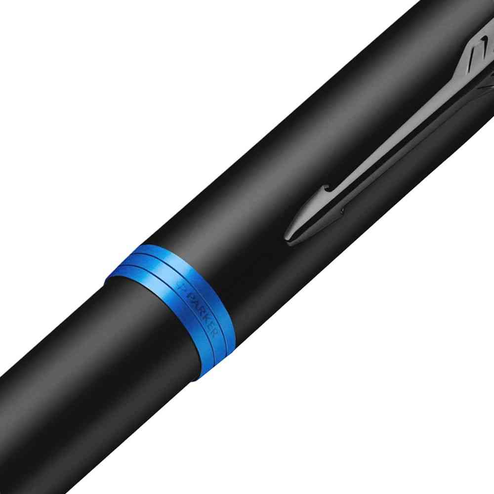 Ручка шариковая Parker IM Professionals Marine Blue BT, черная с синим - 3