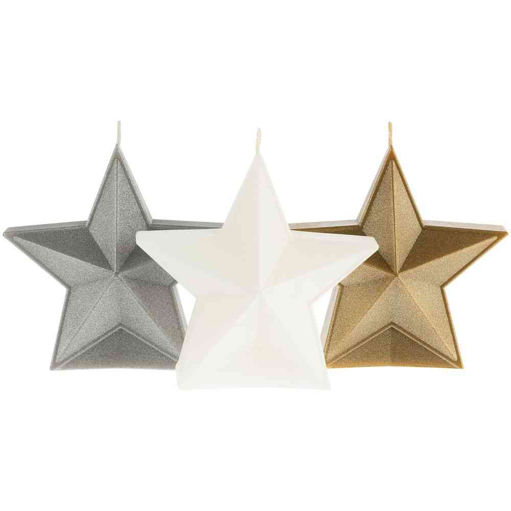 Свеча High Five, золотистая - 3