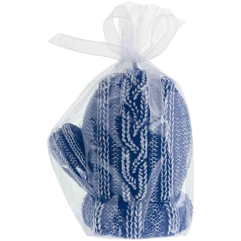 Свеча Kniteam, варежка, синяя - 2