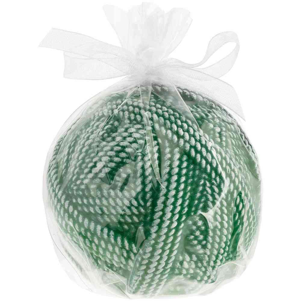 Свеча Kniteam, клубок, зеленый - 2