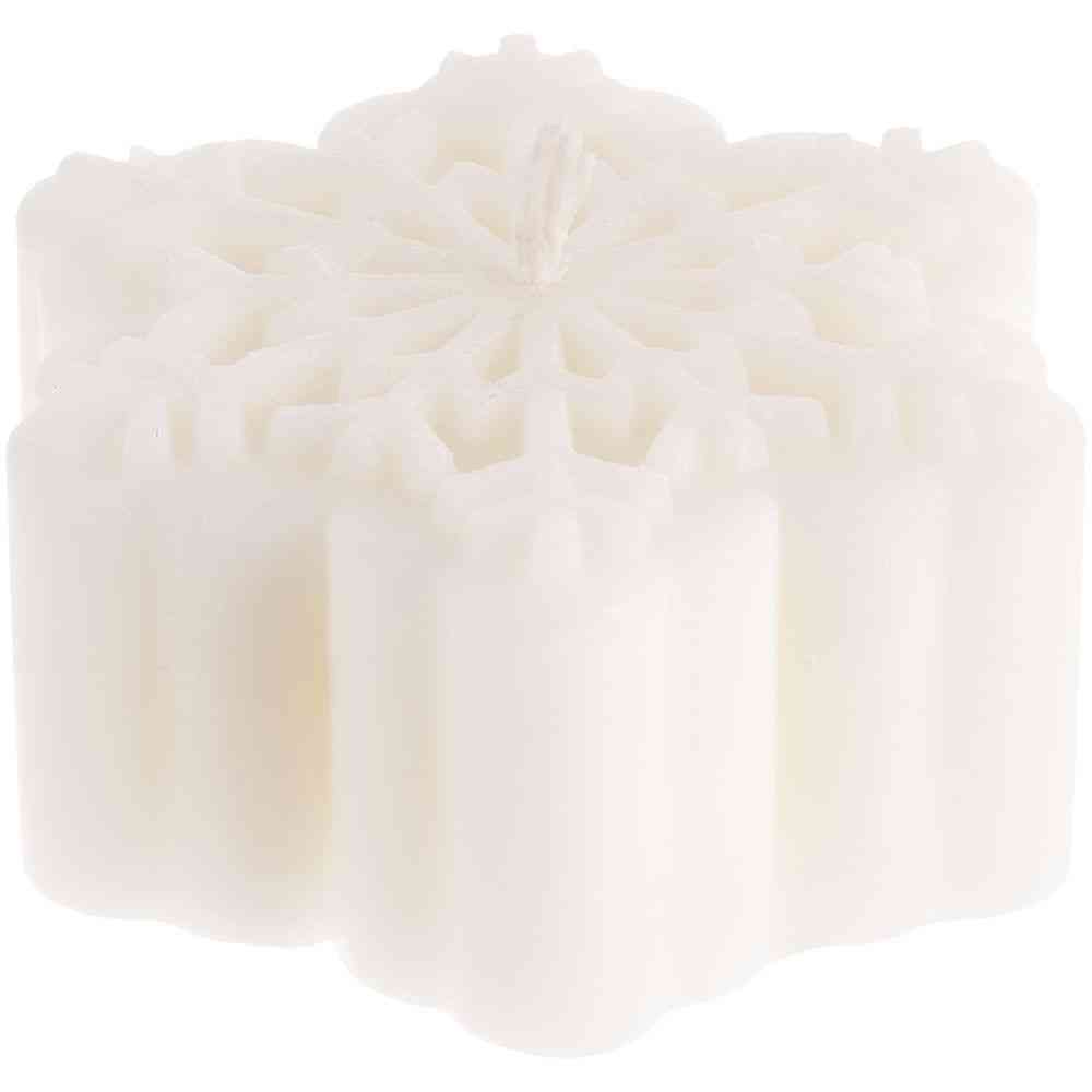 Свеча Snowlight 1, белая, 6 см - 4