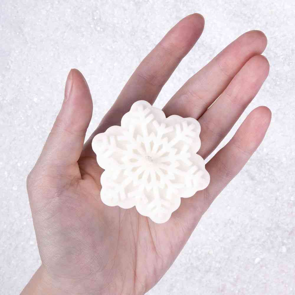 Свеча Snowlight 1, белая, 6 см - 2