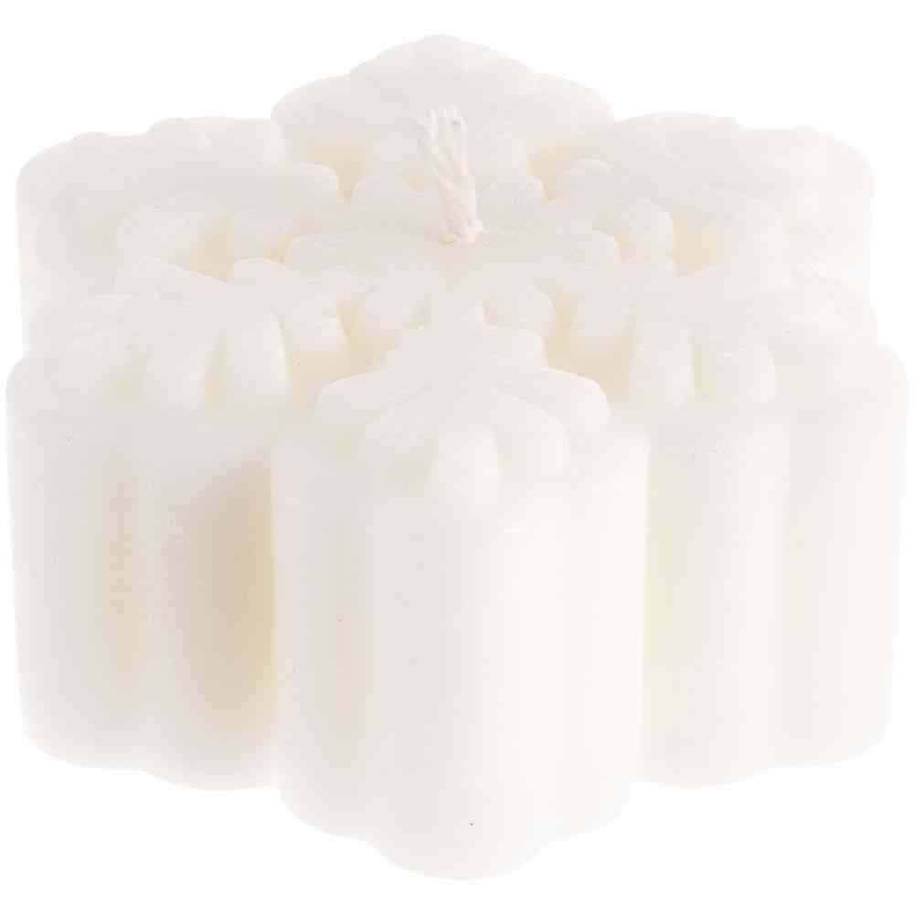 Свеча Snowlight 3, белая, 6 см - 4