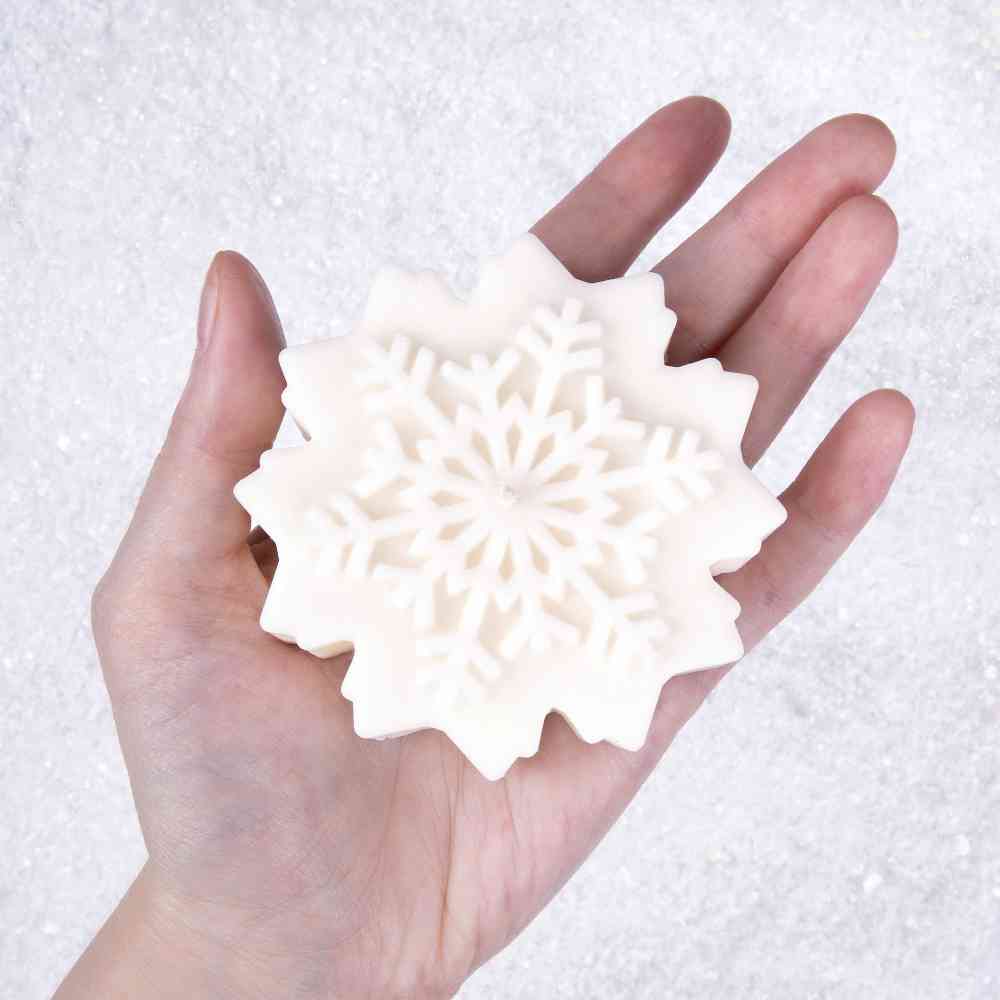 Свеча Snowflame 1, белая, 8 см №1