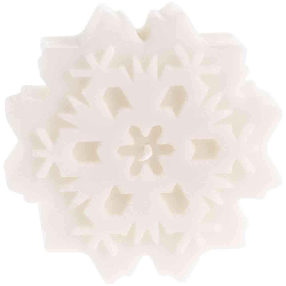 Свеча Snowflame 3, белая, 8 см - 3