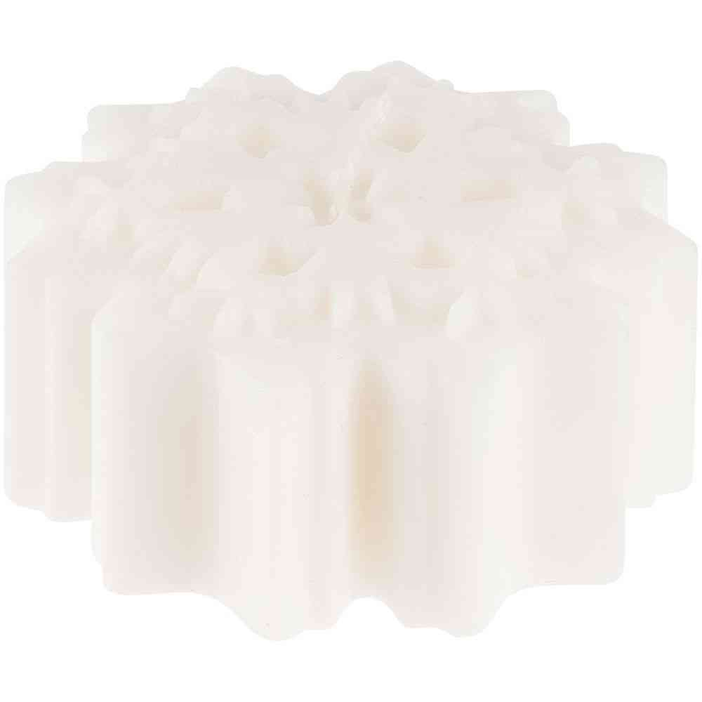 Свеча Snowflame 3, белая, 8 см - 4