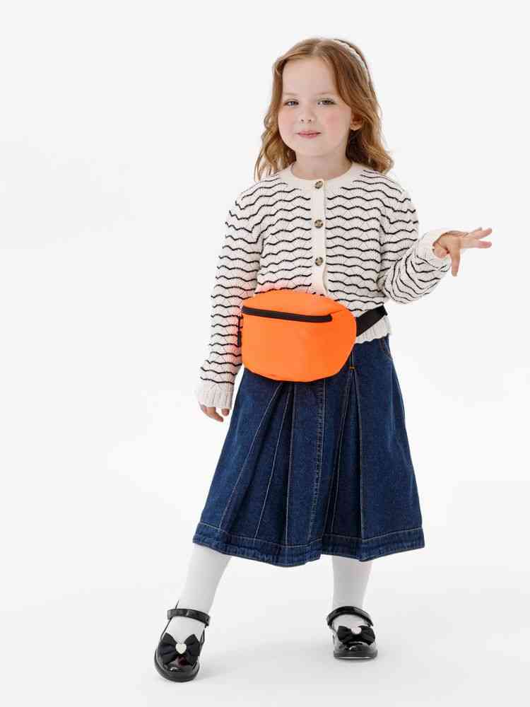 Детская поясная сумка Sonrisa, оранжевая - 4