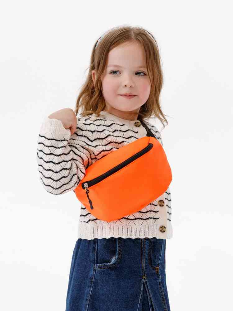 Детская поясная сумка Sonrisa, оранжевая - 5