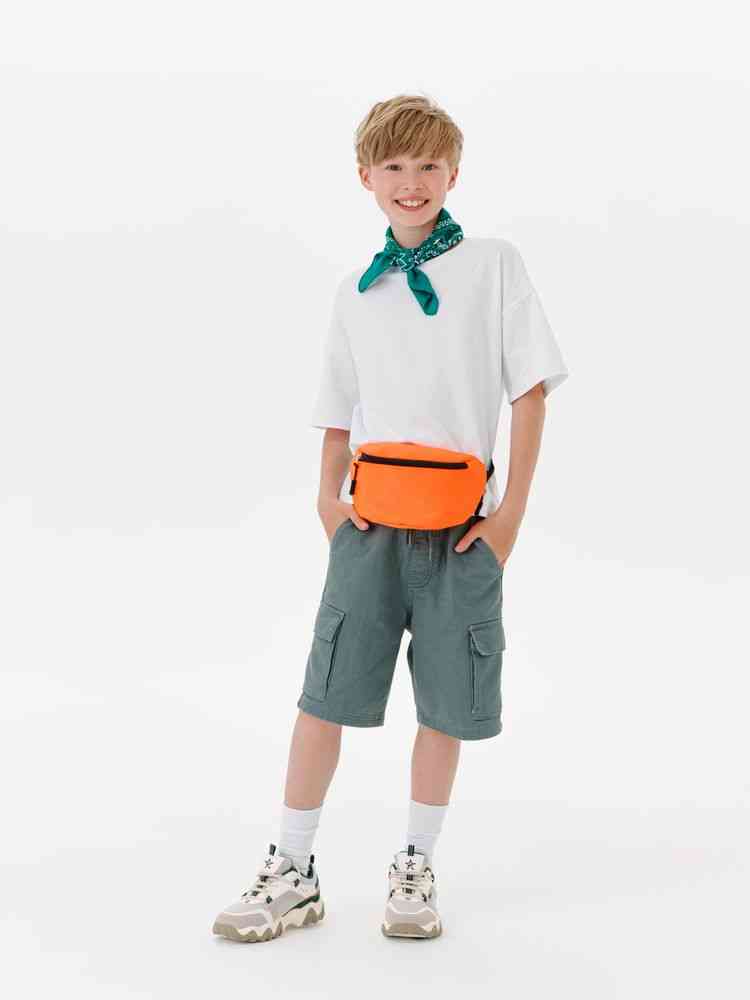 Детская поясная сумка Sonrisa, оранжевая - 6