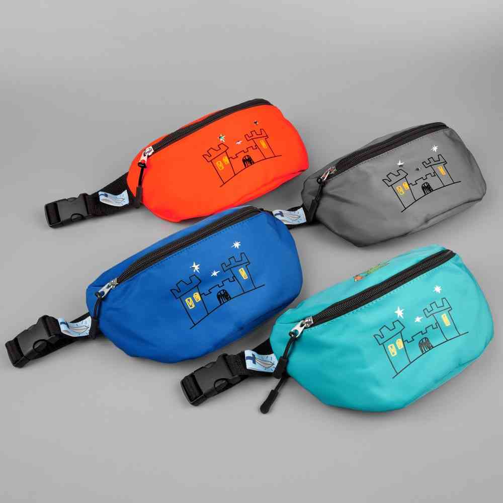 Детская поясная сумка Sonrisa, оранжевая - 7