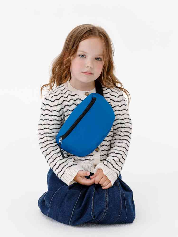 Детская поясная сумка Sonrisa, темно-синяя - 4