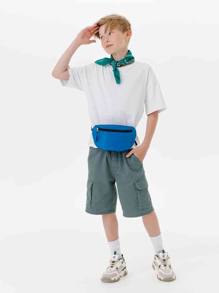 Детская поясная сумка Sonrisa, темно-синяя - 6