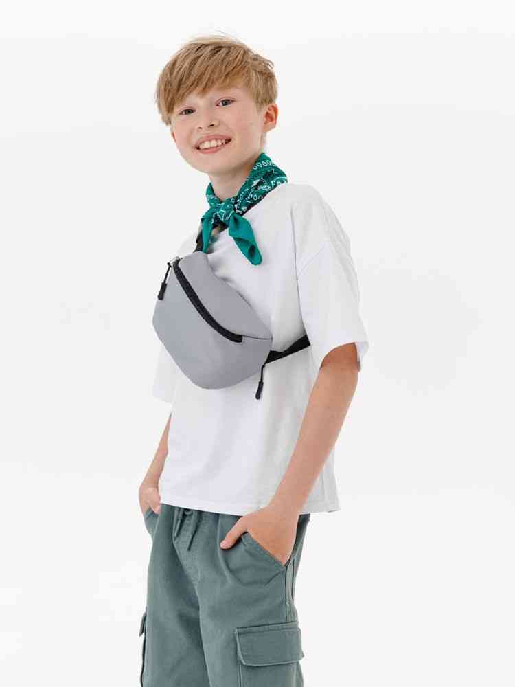 Детская поясная сумка Sonrisa, серая - 4