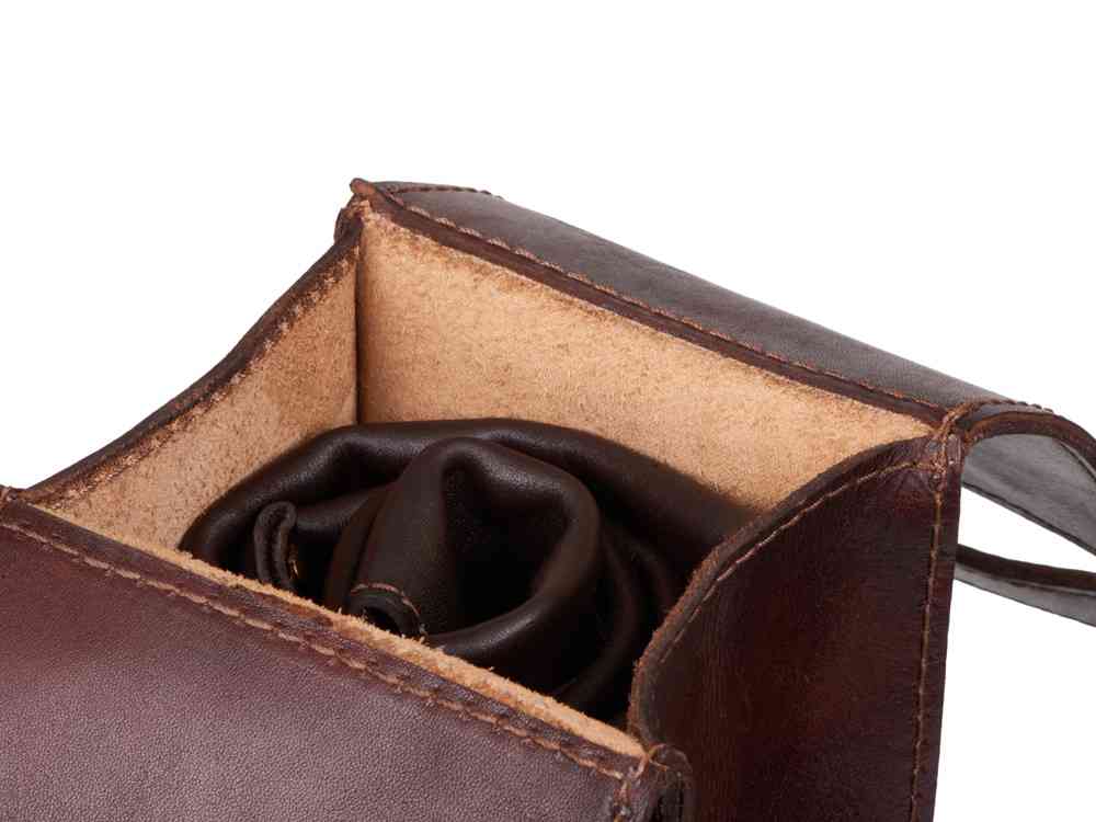 Футляр-тубус из натуральной кожи - 7