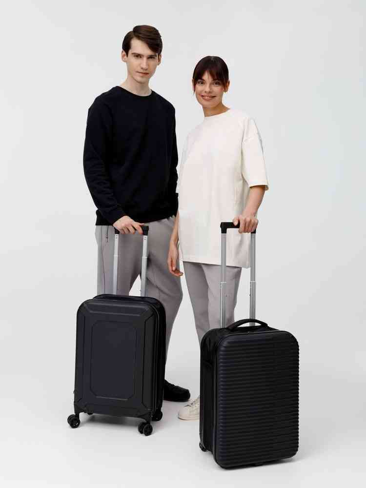 Чемодан Platta, черный - 19