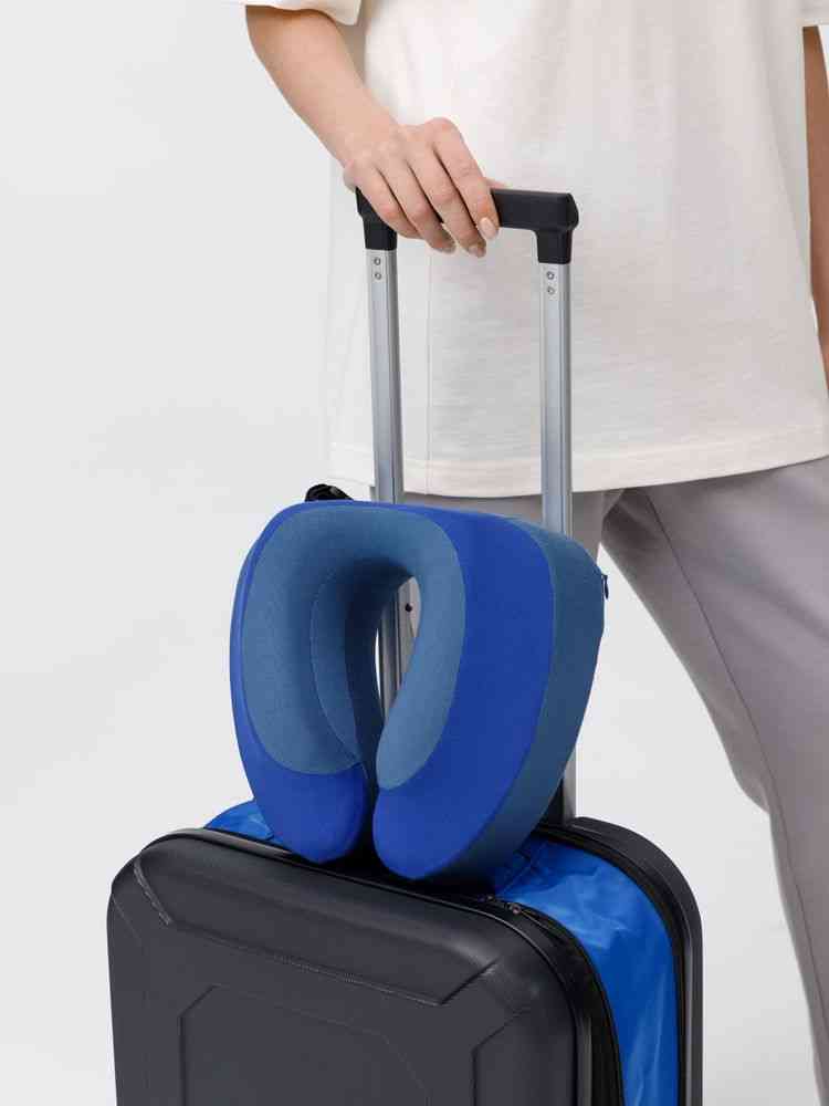 Чемодан Platta, черный с синим - 14