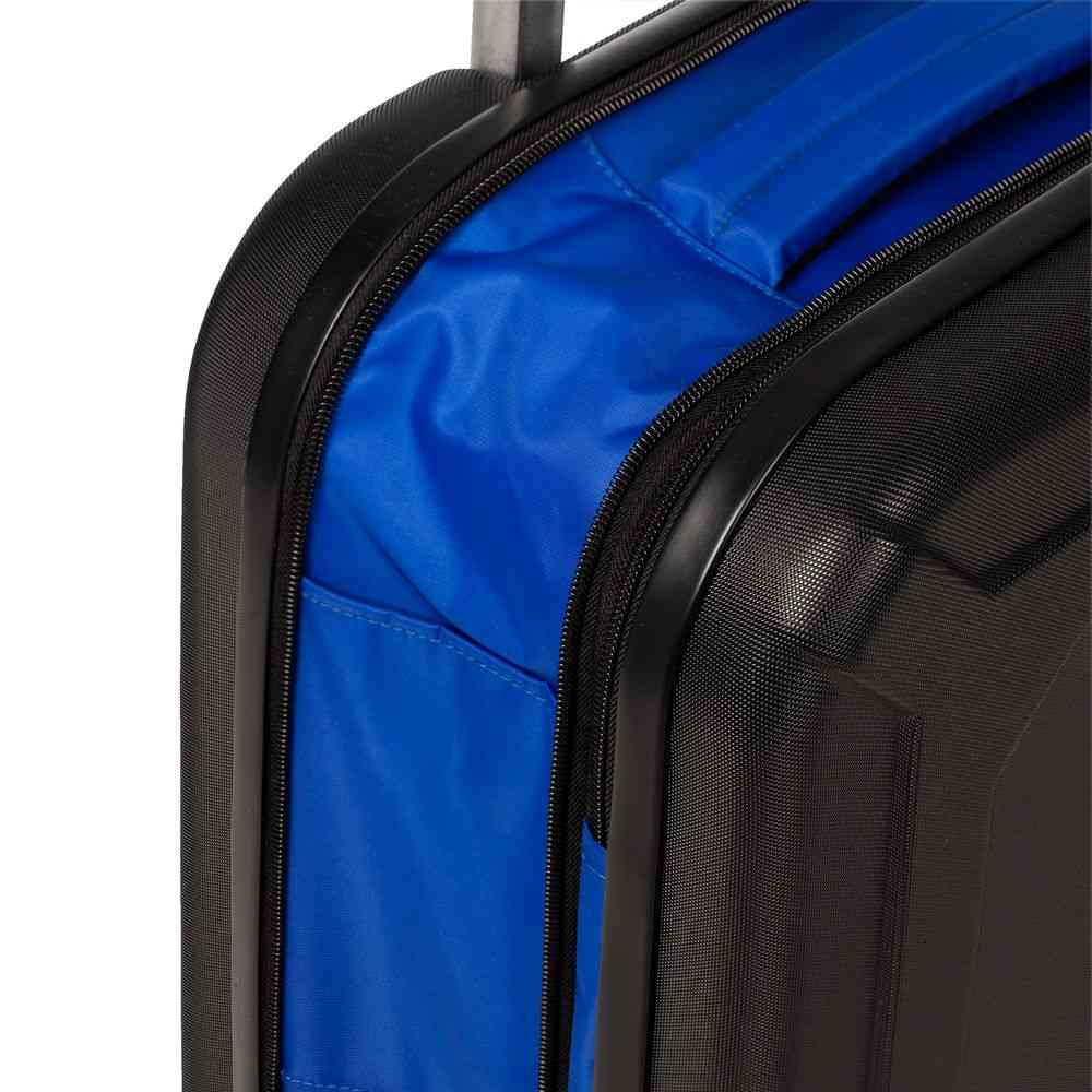 Чемодан Platta, черный с синим - 2