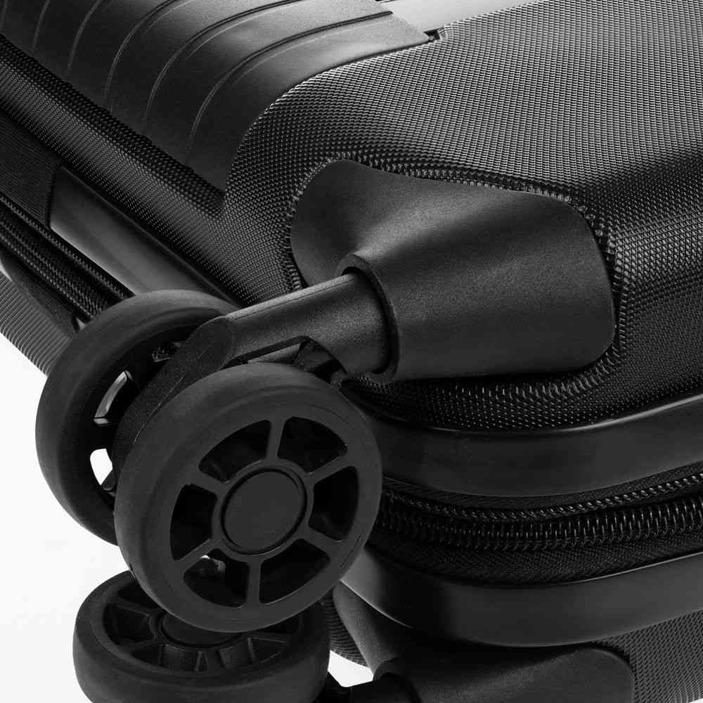 Чемодан Platta, черный с синим - 9