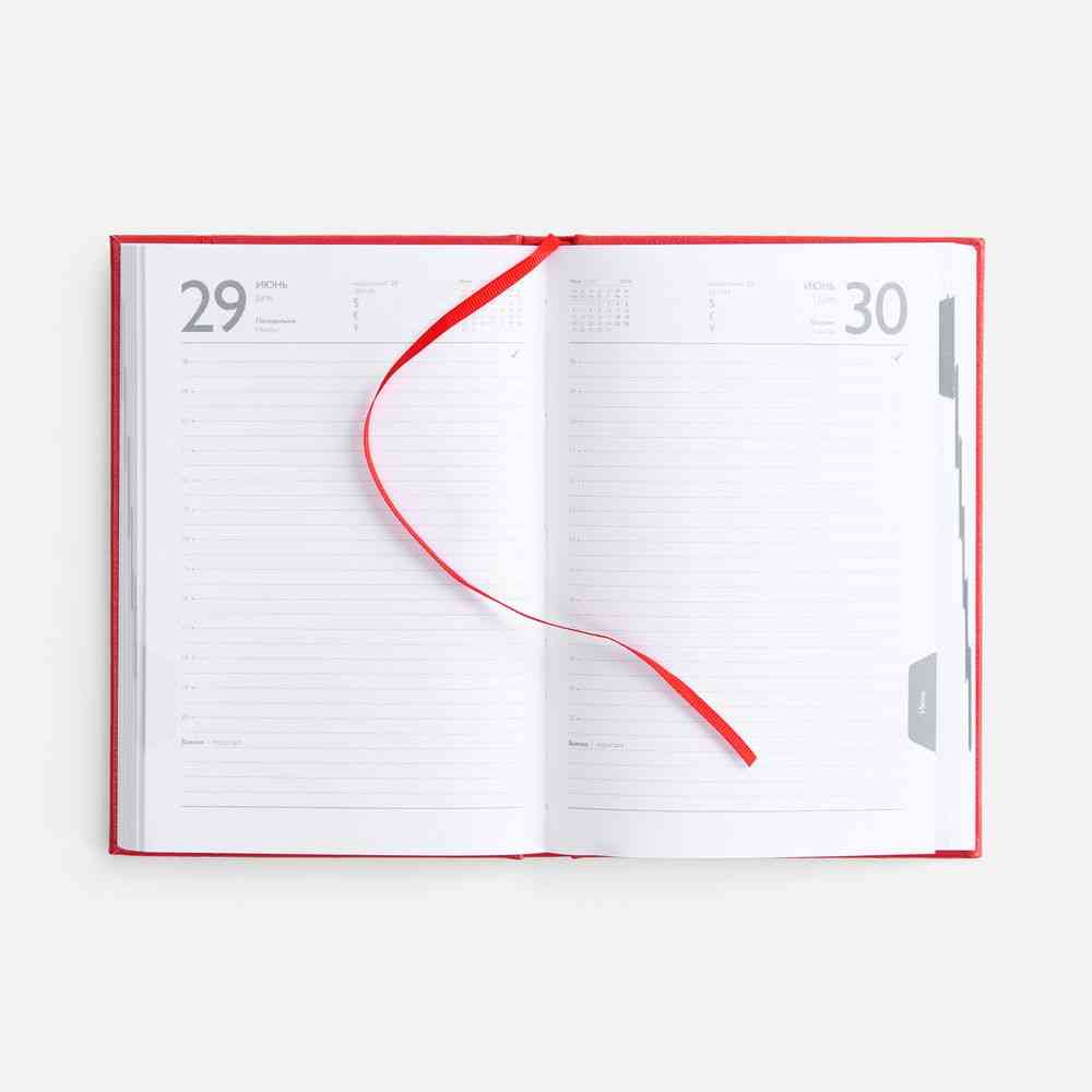 Ежедневник Baza, датированный, красный - 12