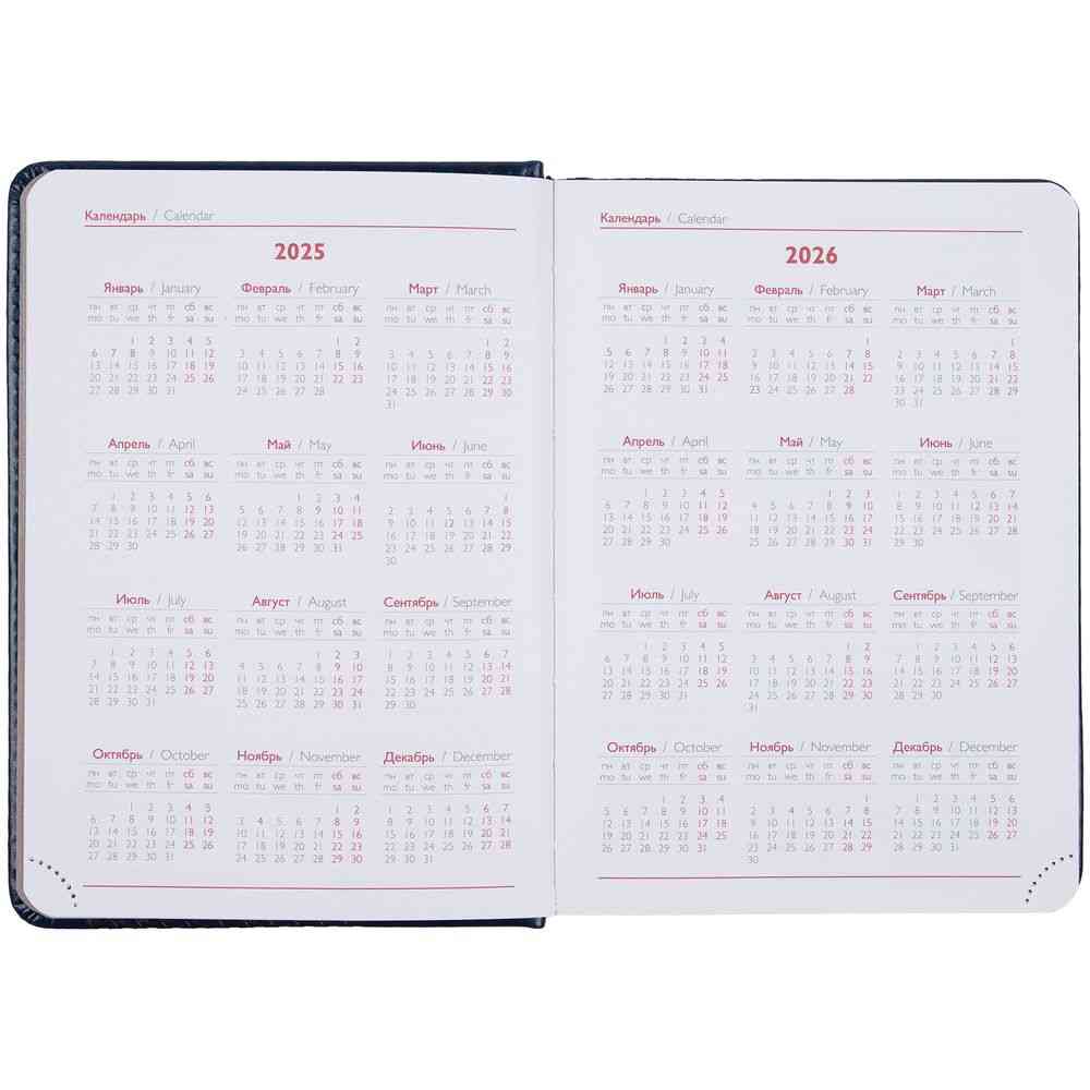 Ежедневник Faro Mini, датированный, синий - 8