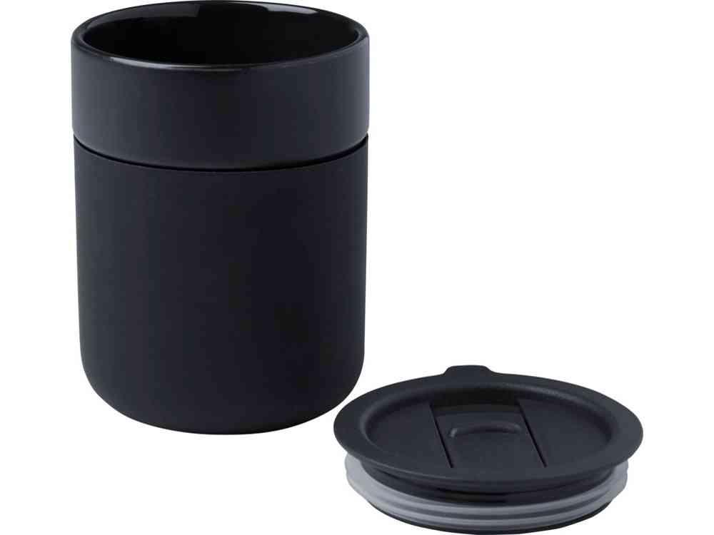 Кружка Java с силиконовой оберткой и пластиковой крышкой - 3