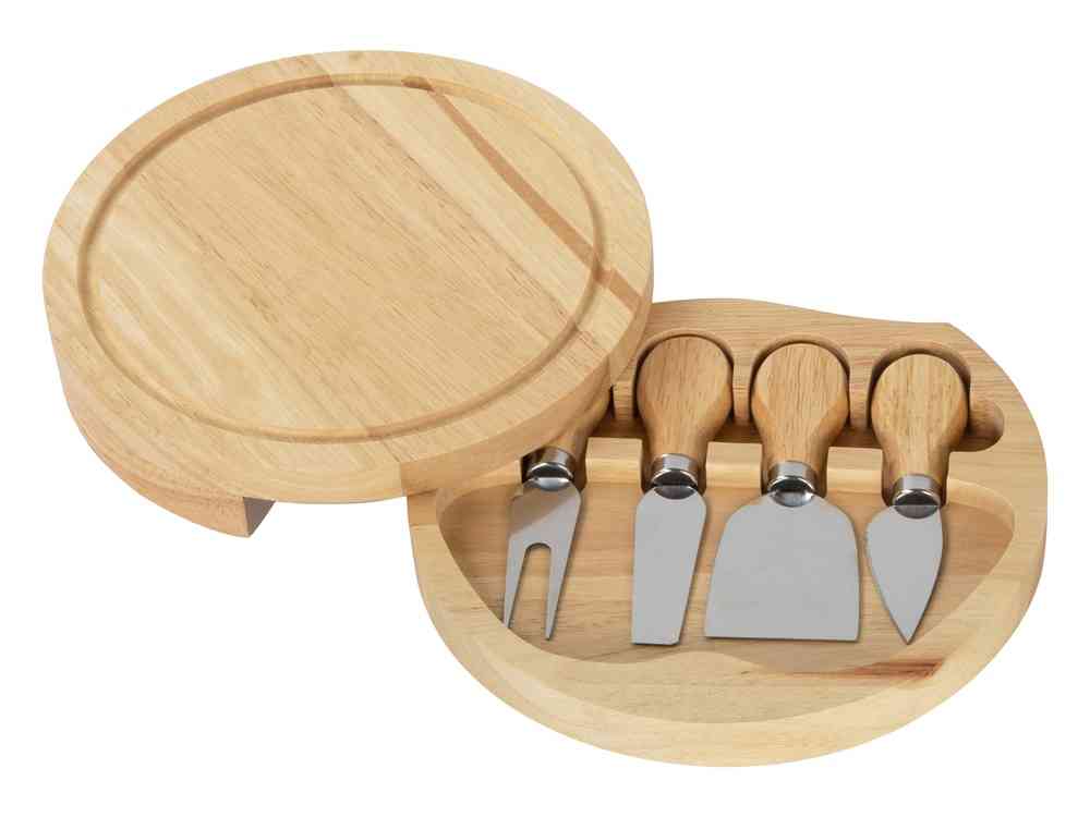 Подарочный набор для сыра в деревянной упаковке Reggiano - 2