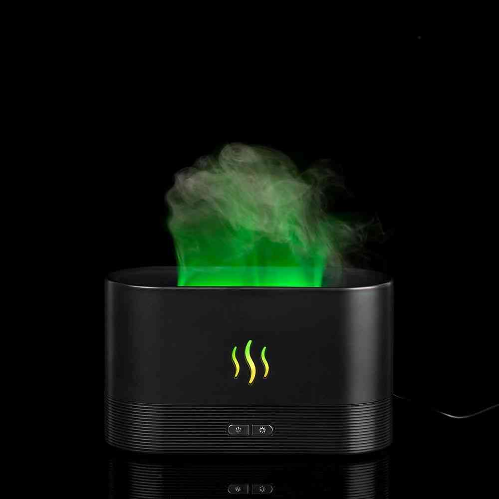 Увлажнитель-ароматизатор с имитацией пламени Fuego ver.2, черный - 8