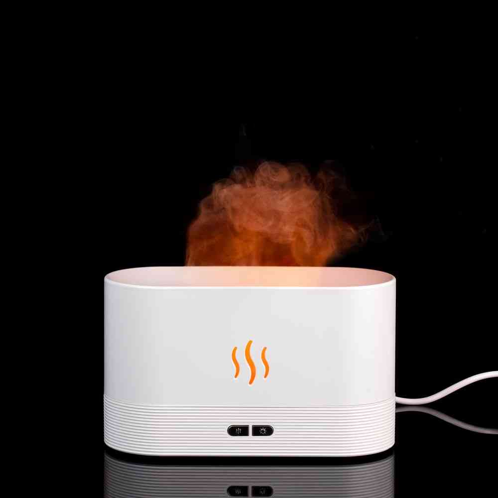 Увлажнитель-ароматизатор с имитацией пламени Fuego ver.2, белый - 9