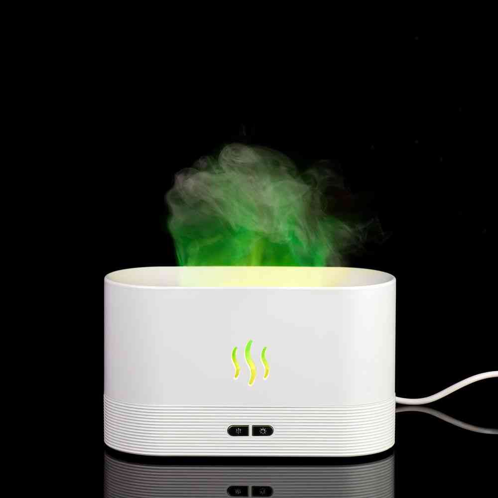 Увлажнитель-ароматизатор с имитацией пламени Fuego ver.2, белый - 8