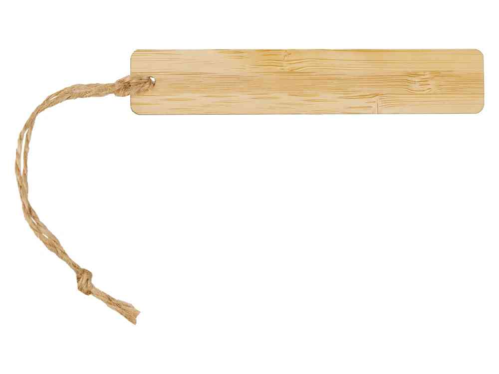 Закладка с линейкой из бамбука Bookmark - 3