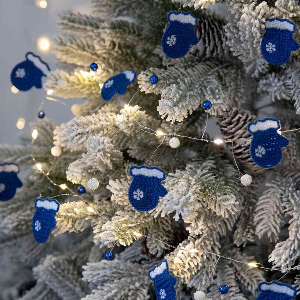 Гирлянда Merry Mittens, синяя - 2