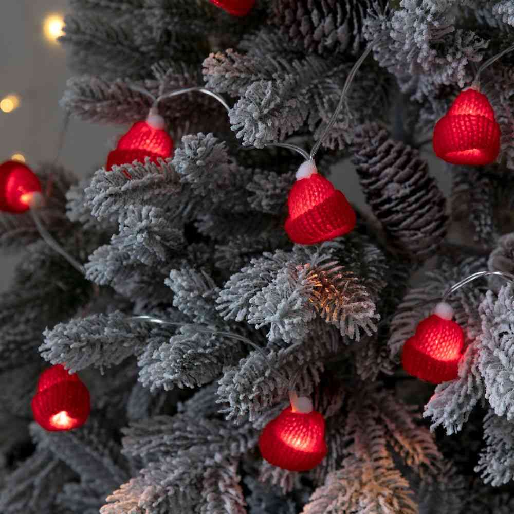 Гирлянда Cosy Poms, красная - 2