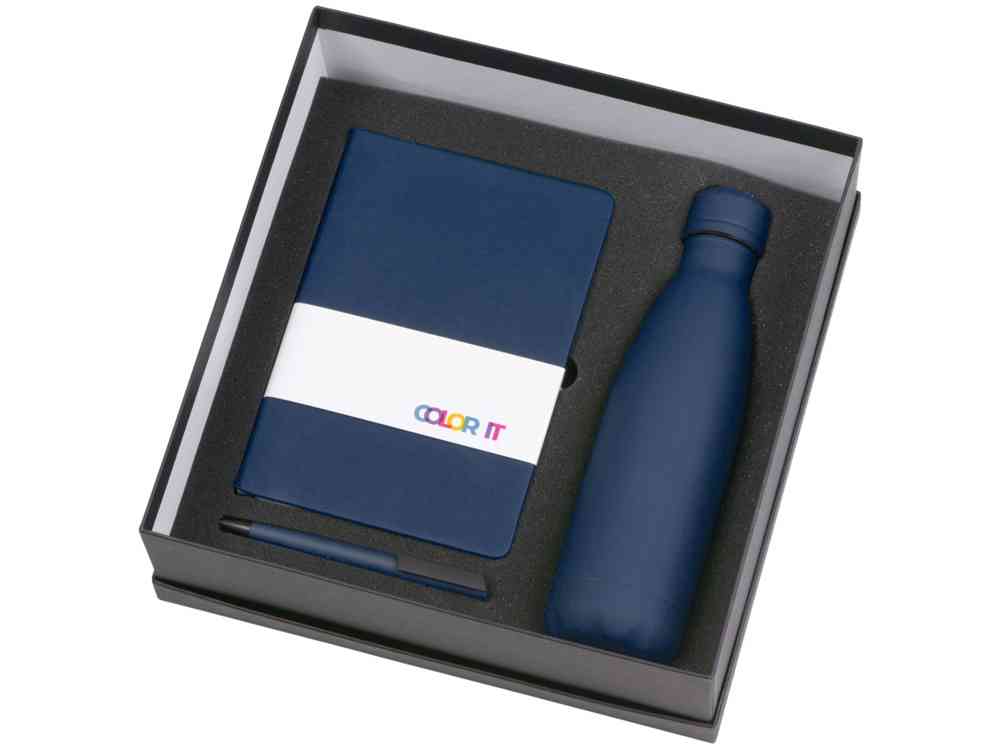 Подарочный набор COLOR IT c блокнотом, ручкой и термобутылкой - 2