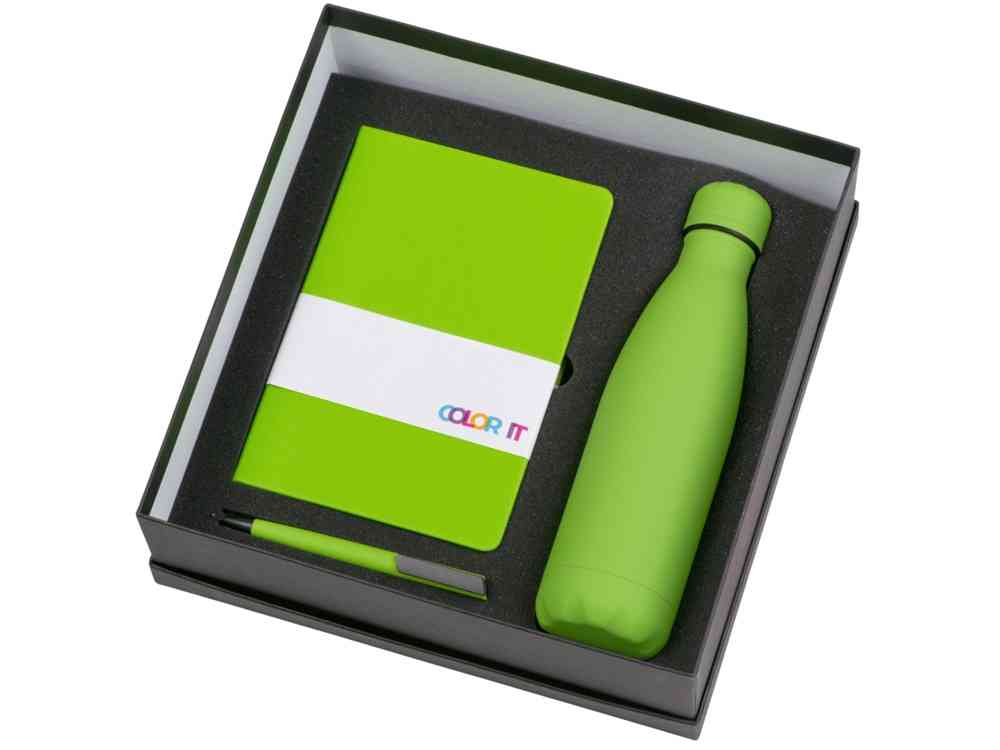 Подарочный набор COLOR IT c блокнотом, ручкой и термобутылкой - 2