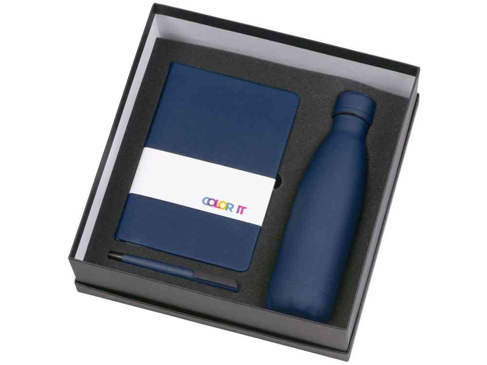 Подарочный набор COLOR IT c блокнотом, ручкой и термобутылкой - 2
