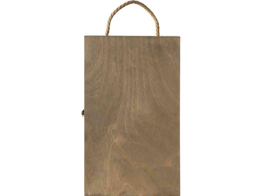 Коробка подарочная из массива дерева Two-bottle box - 5