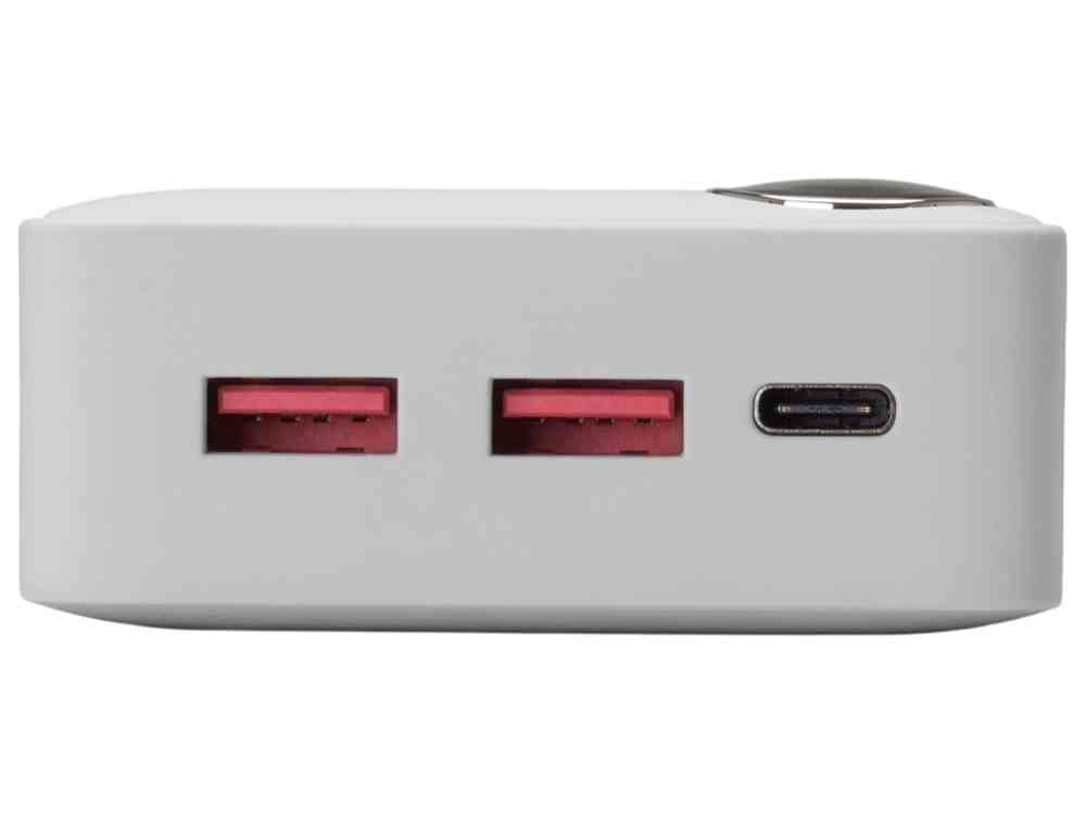 Внешний аккумулятор Mild Pro c быстрой зарядкой QC/PD, soft-touch, 20 000 mAh - 7