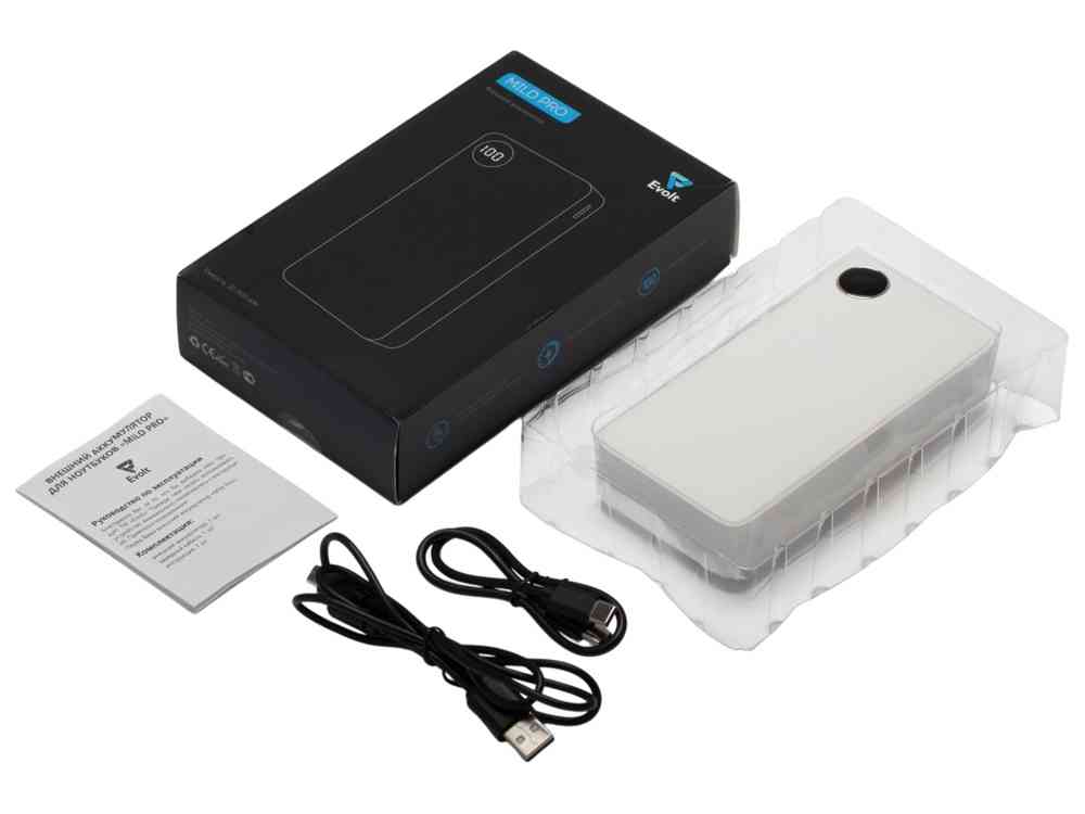 Внешний аккумулятор Mild Pro c быстрой зарядкой QC/PD, soft-touch, 20 000 mAh - 9