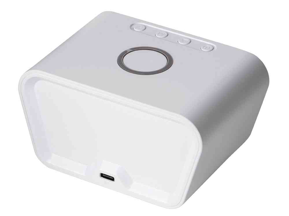 Настольные часы с функцией беспроводной зарядки Wake, 10 Вт - 7