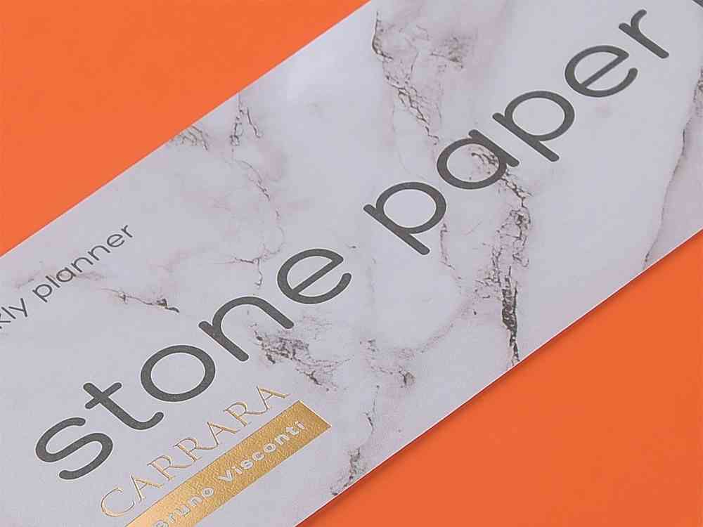 Еженедельник с каменной бумагой А5+ Carrara - 7