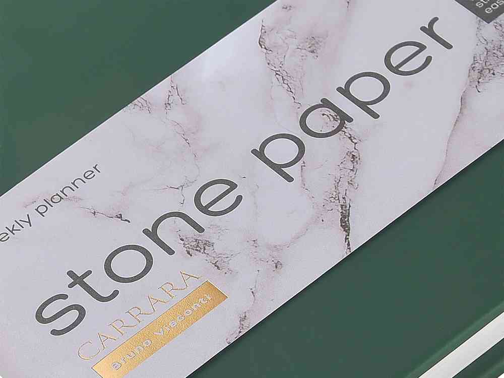 Еженедельник с каменной бумагой А5+ Carrara - 7